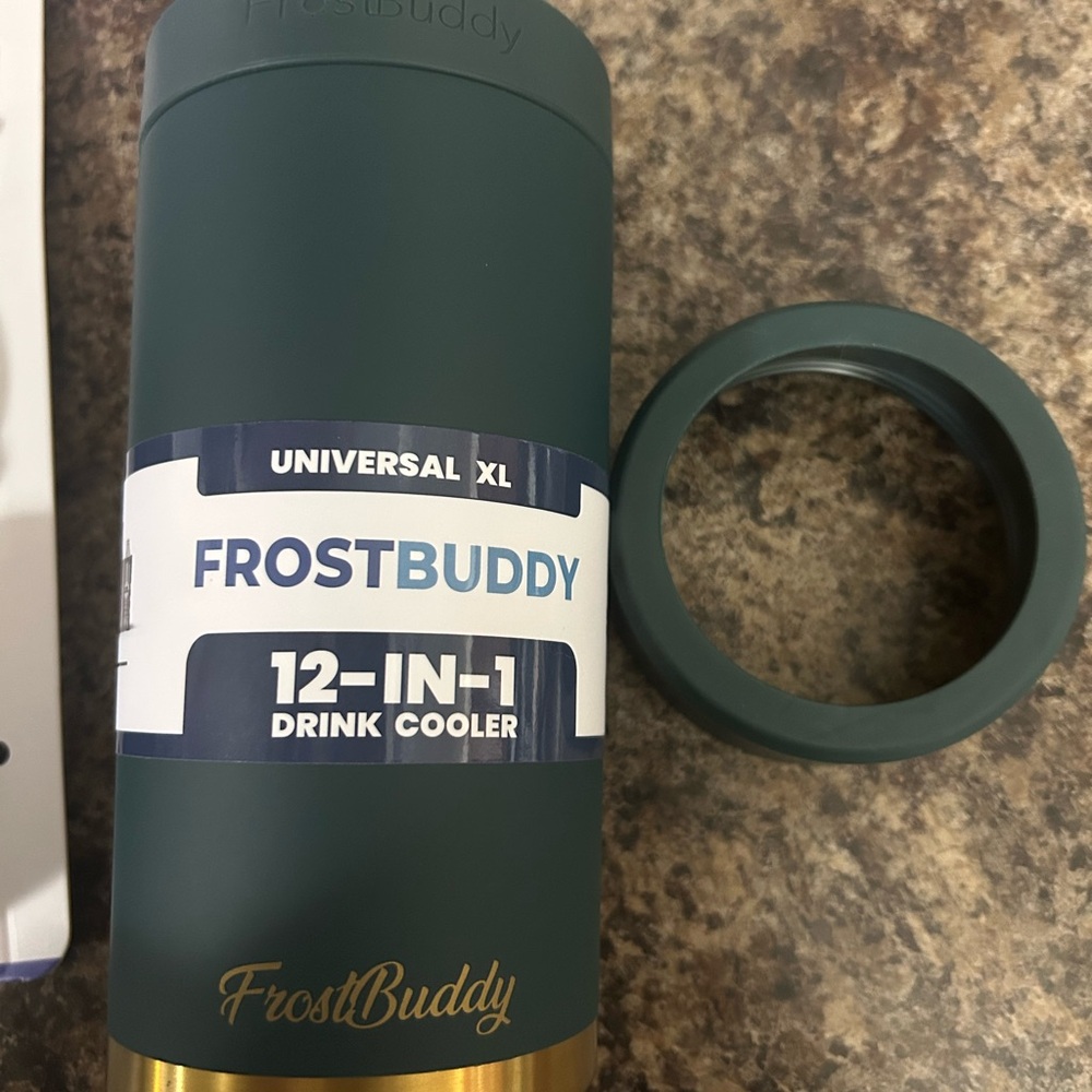 FrostBuddy 12-in-1 Drink Cooler in Green and Gold